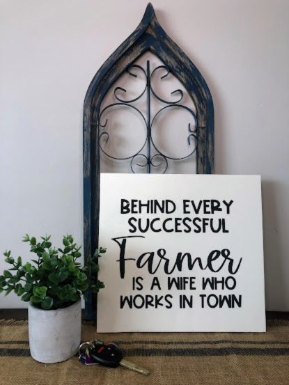 Behind every farmer