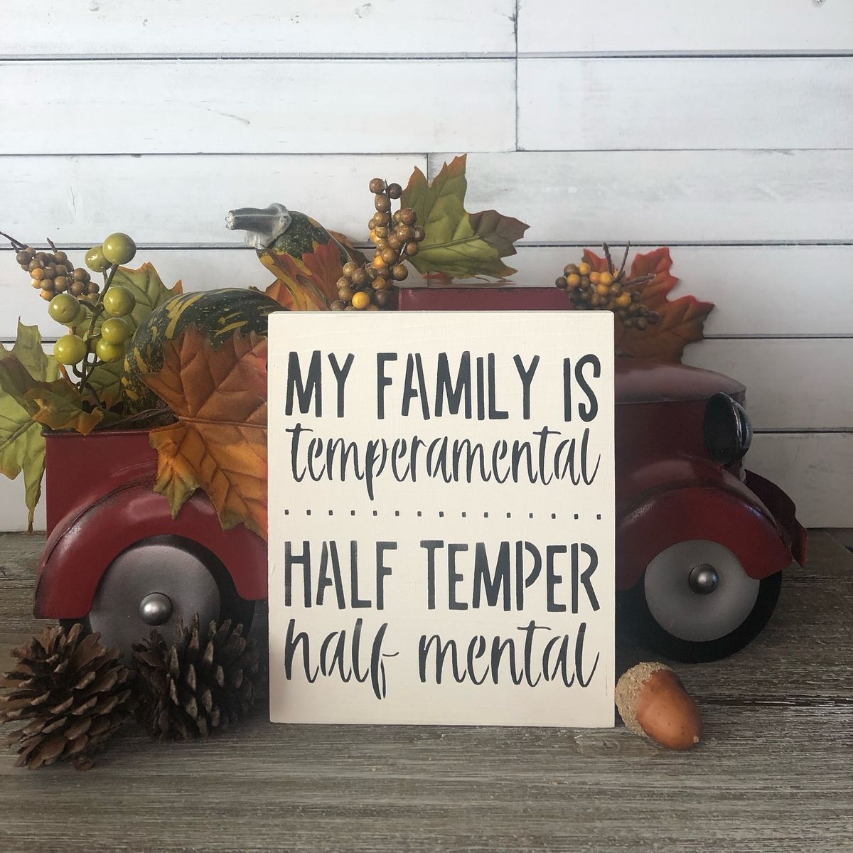 My family is half temper....