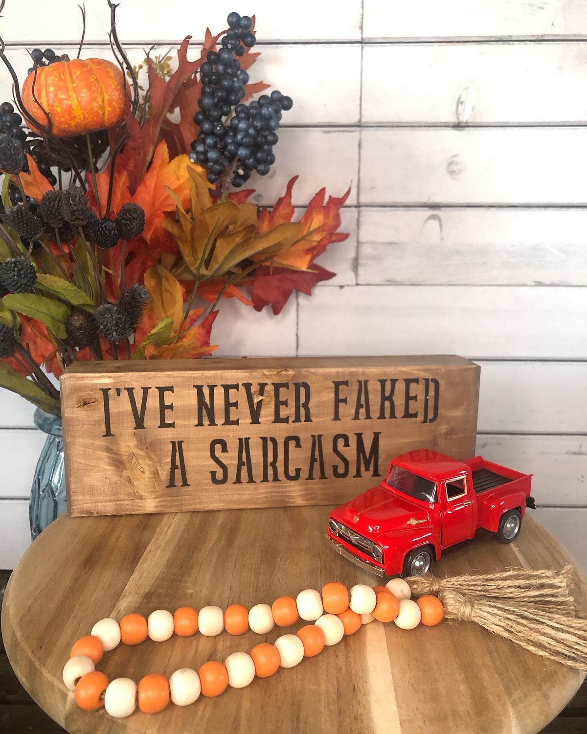 Never faked a sarcasm