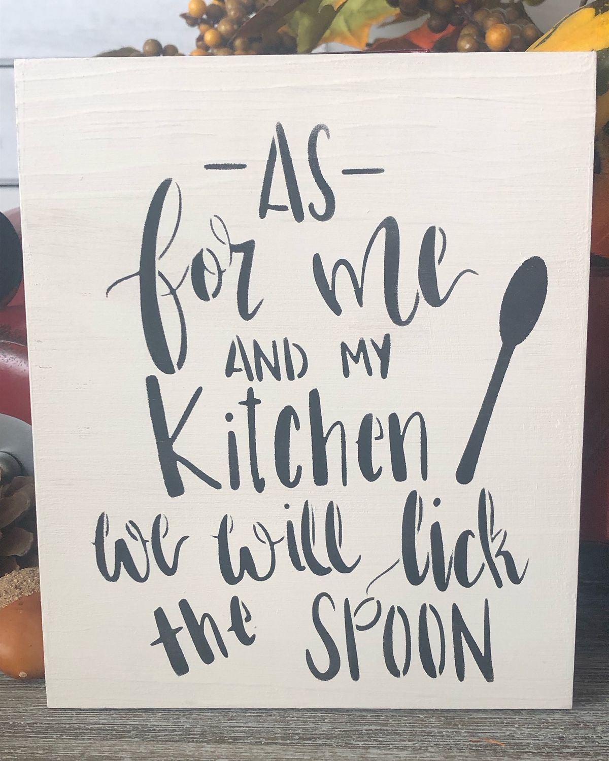 As for Me and my kitchen